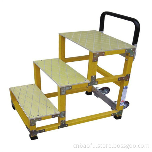 220kv Fiberglass Ladder Stool for Electric Works